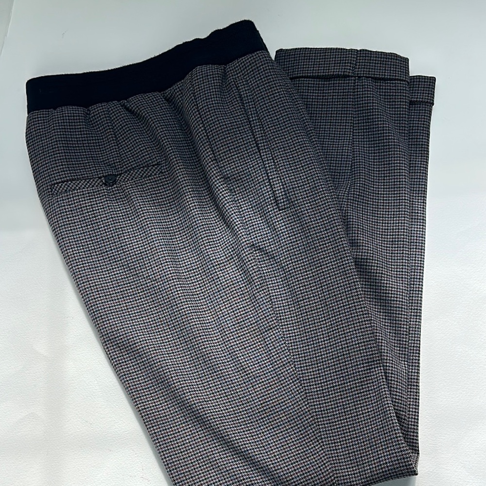 Zara Women - Navy multi Checkered Pants